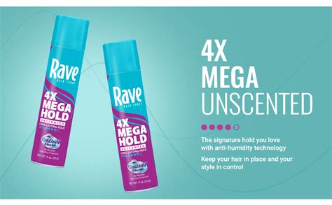 hair megaspray opinioni|Rave 4X Mega Unscented Aerosol Hairspray .